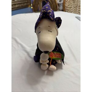 Halloween Peanuts Snoopy Wizard Dancing Music Lighted Crystal Ball Gemmy 1997
